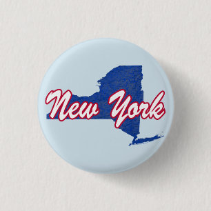 Chapa Redonda De 2,5 Cm Nueva York