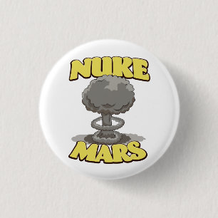 Chapa Redonda De 2,5 Cm Nuke Mars