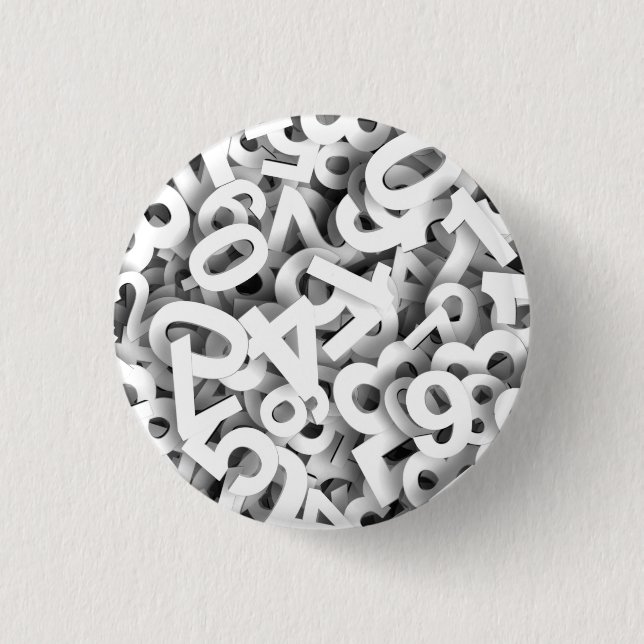 CHAPA REDONDA DE 2,5 CM NÚMEROS 3 (Anverso)