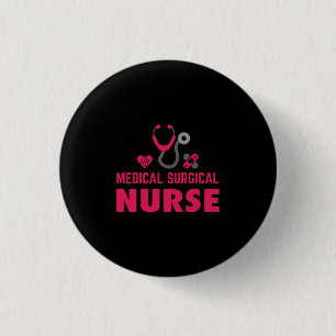 Chapa Redonda De 2,5 Cm Nurse Gift   Enfermero quirúrgico médico