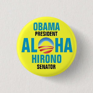 CHAPA REDONDA DE 2,5 CM OBAMA/HIRONO 2012