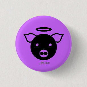 Chapa Redonda De 2,5 Cm Objeto expuesto del arte de PiGcasso - ángel
