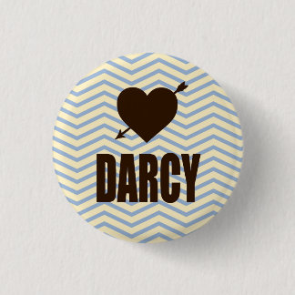 Chapa Redonda De 2,5 Cm Obras clásicas literarias del perno de Sr. Darcy