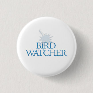 Chapa Redonda De 2,5 Cm Observador de aves
