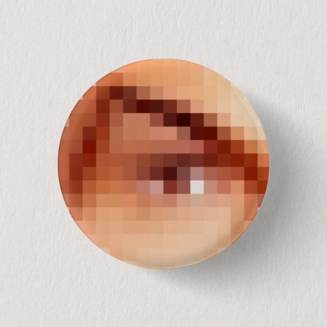 Chapa Redonda De 2,5 Cm ¿Ojo Malvado? (Anverso)