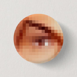 Chapa Redonda De 2,5 Cm ¿Ojo Malvado?