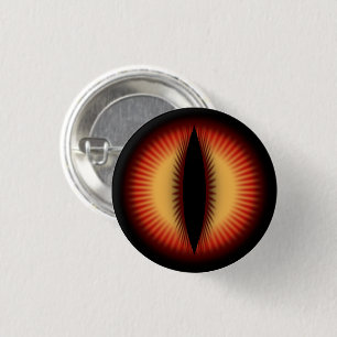 Chapa Redonda De 2,5 Cm Ojo Rojo de un dragón