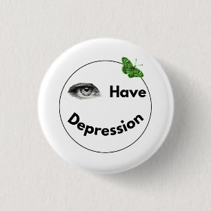 Chapa Redonda De 2,5 Cm "Ojo" tiene depresión