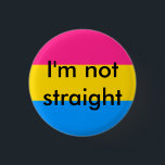 Chapa Redonda De 2,5 Cm orgullo de la cacerola no soy perno recto<br><div class="desc">manera simple y sucinta de dejar a gente saber</div>