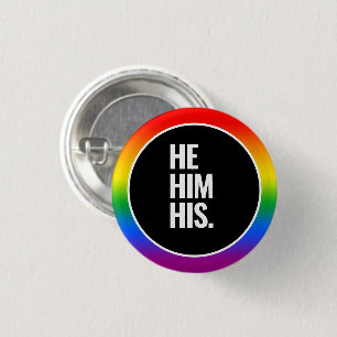 Chapa Redonda De 2,5 Cm Orgullo Gay