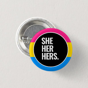 Chapa Redonda De 2,5 Cm Orgullo Pansexual