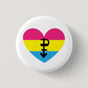 Chapa Redonda De 2,5 Cm Orgullo Pansexual