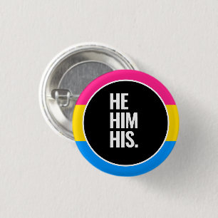 Chapa Redonda De 2,5 Cm Orgullo Pansexual
