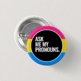 Chapa Redonda De 2,5 Cm Orgullo Pansexual