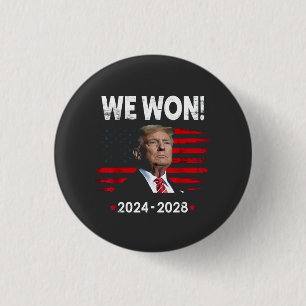 Chapa Redonda De 2,5 Cm Orgulloso Presidente Maga Trump Ganó Día de Inaugu
