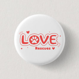 Chapa Redonda De 2,5 Cm OWRAssist Love Rescues