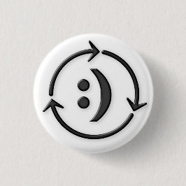 Chapa Redonda De 2,5 Cm Pagúele el Pin delantero