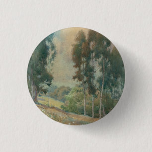 Chapa Redonda De 2,5 Cm Paisaje de primavera (1911) Sereno paisaje de acu