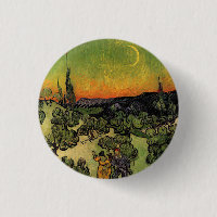 Paisaje de Vincent Van Gogh Moonlit