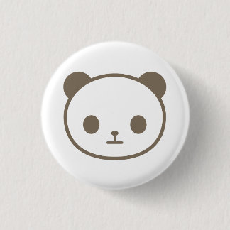Chapa Redonda De 2,5 Cm panda del chibi
