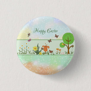 Chapa Redonda De 2,5 Cm Papierfrühling Ostern