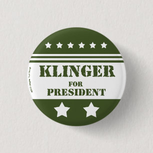 Chapa Redonda De 2,5 Cm Para presidente Klinger