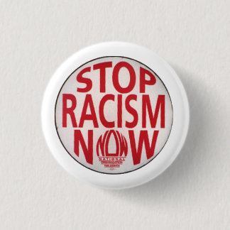 Chapa Redonda De 2,5 Cm Pare a la gente que es racista