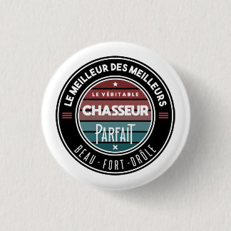 Chapa Redonda De 2,5 Cm Parfait chasseur véritable