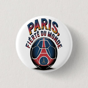 Chapa Redonda De 2,5 Cm Paris fierte du Monde
