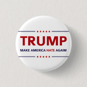 Chapa Redonda De 2,5 Cm Parodia de Donald Trump