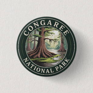 Chapa Redonda De 2,5 Cm Parque nacional Congaree