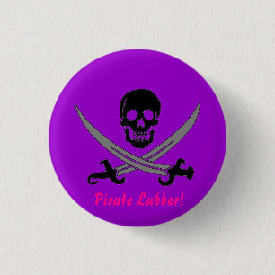 Chapa Redonda De 2,5 Cm ¡Patán del pirata!