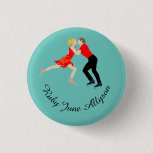 Chapa Redonda De 2,5 Cm Patinaje artístico