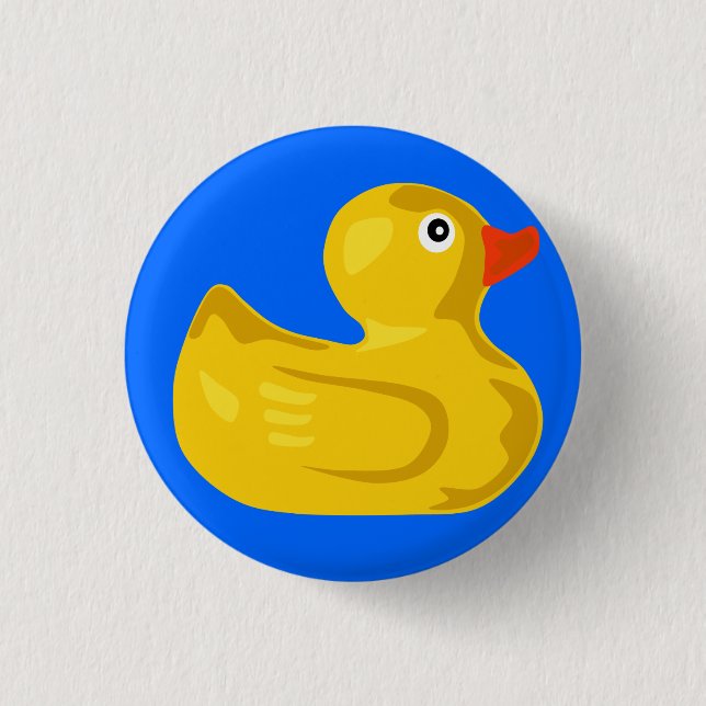 Chapa Redonda De 2,5 Cm Pato Ducky (Anverso)