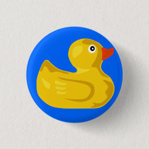 Chapa Redonda De 2,5 Cm Pato Ducky