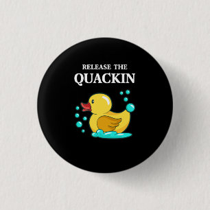 Chapa Redonda De 2,5 Cm Pato - Libere El Quackin