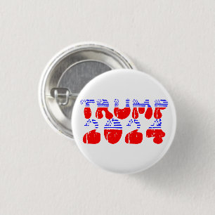 Chapa Redonda De 2,5 Cm Patriotismo de Trump 2024