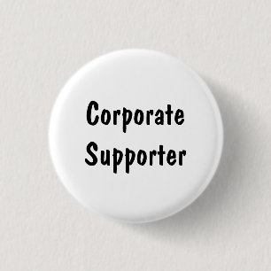 Chapa Redonda De 2,5 Cm Patrocinador Corporativo