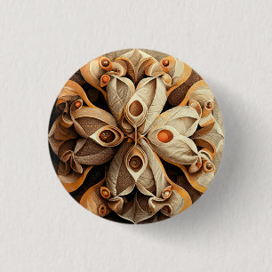 Chapa Redonda De 2,5 Cm Patrón de decoración de plástico ornamental de col