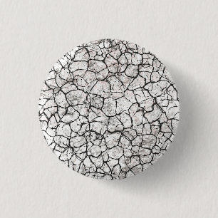 Chapa Redonda De 2,5 Cm Patrón Digital de Mármol Agrietado