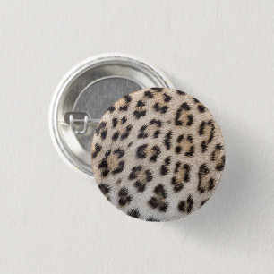 Chapa Redonda De 2,5 Cm Patrón elegante de estampado de piel de leopardo d