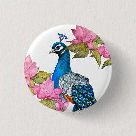 Chapa Redonda De 2,5 Cm Pavo de agua