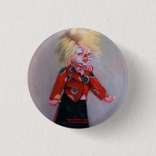 Chapa Redonda De 2,5 Cm Payaso/Pallaso/Clown