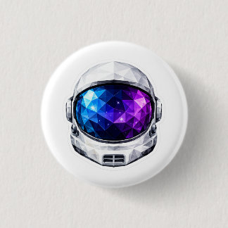 Chapa Redonda De 2,5 Cm Pegatina de casco de astronauta
