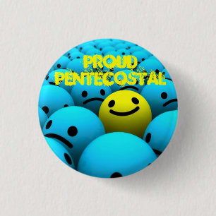 Chapa Redonda De 2,5 Cm Pentecostal orgulloso