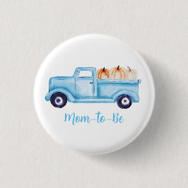 Chapa Redonda De 2,5 Cm Pequeña calabaza que aburre a la mamá de Baby Show