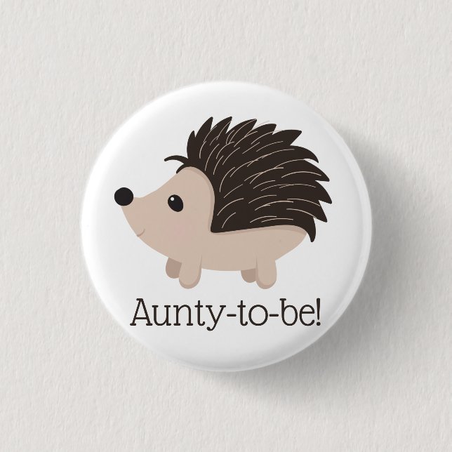 Chapa Redonda De 2,5 Cm Pequeño    peto para ser Baby Shower (Anverso)