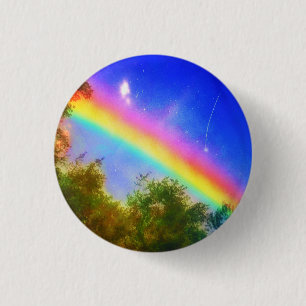 Chapa Redonda De 2,5 Cm PEQUEÑO PIN del ARCO IRIS 1COSMIC