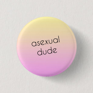 Chapa Redonda De 2,5 Cm Perno asexual del orgullo - tipo asexual