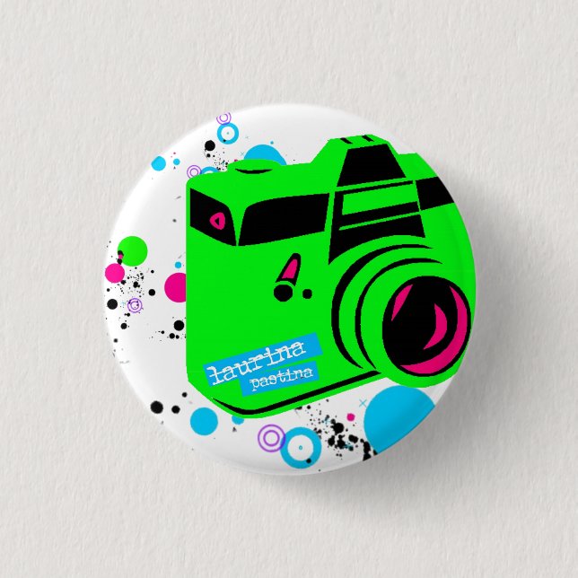 Chapa Redonda De 2,5 Cm perno todavía que se convierte (Anverso)